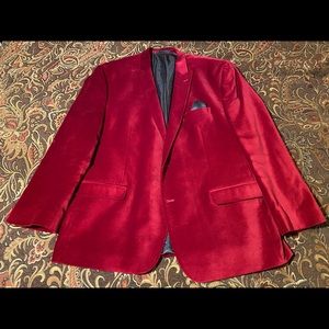 Van Heusen Red Velvet Blazer